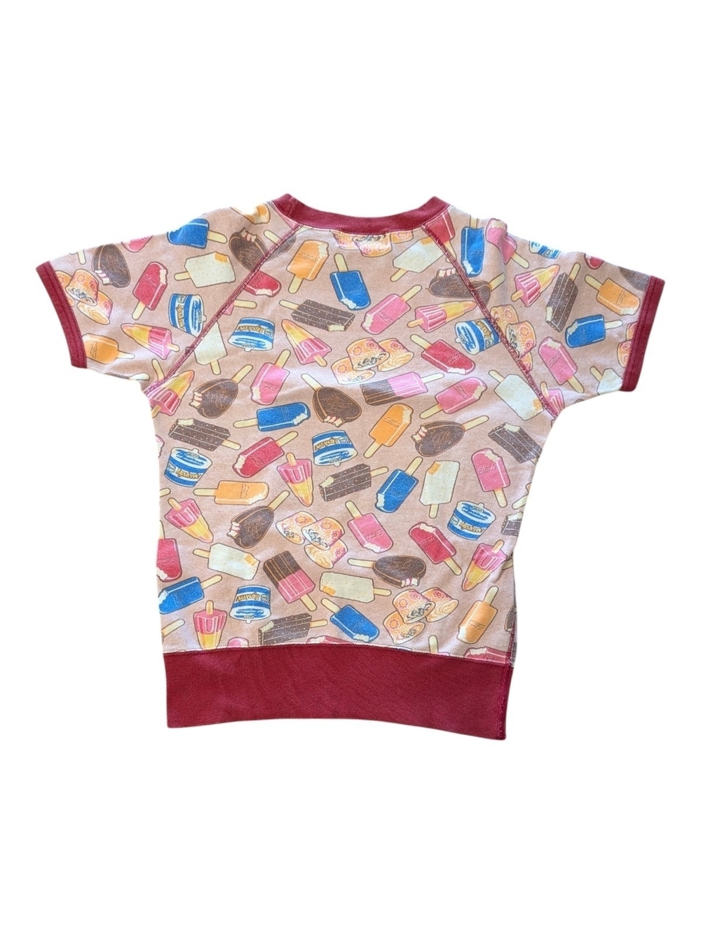 Hysteric Glamour Ice Cream All Over Print Shirt Pink Free Size Used Good Tee - Picture 3 of 8
